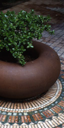 cast iron planter by mark pedro de la torre